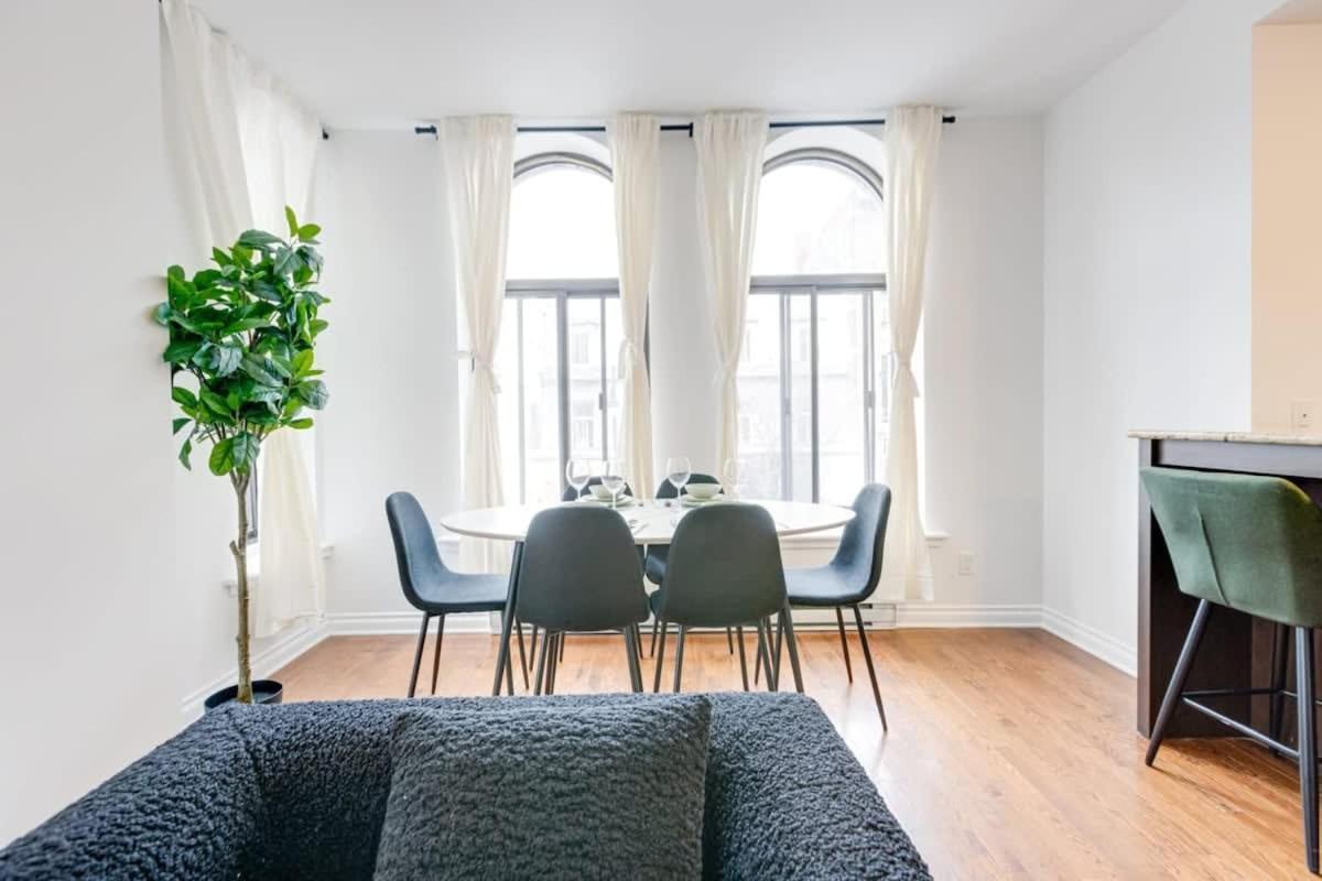 Apartament M11 Gorgeous Bright Corner 2Br In Heart Of Mtl Montreal Zewnętrze zdjęcie